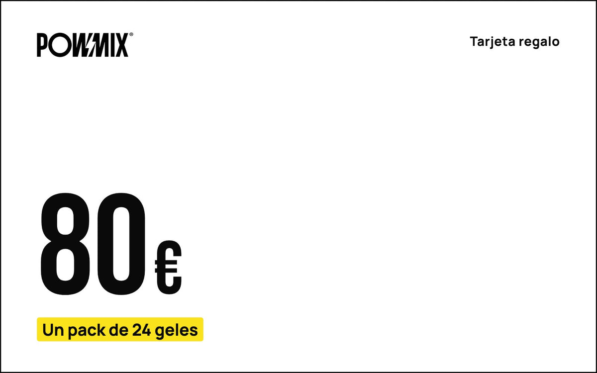 Tarjeta regalo POWMIX
